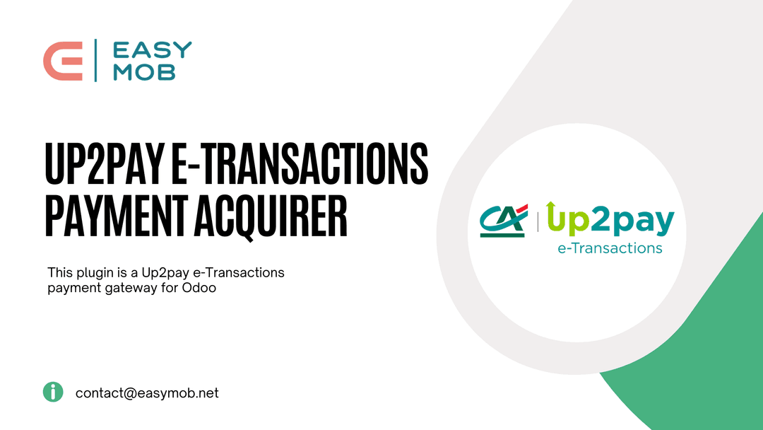 Module Odoo : Acquéreur de paiement Up2pay e-Transactions
