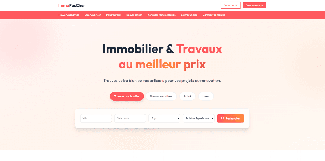 Immo pas cher: analyse de données & prédiction de prix